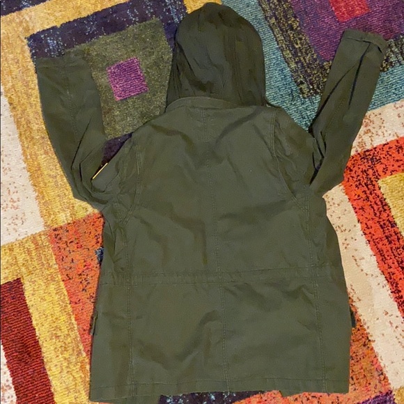 GAP Military Jacket with hidden hood and Patches - Picture 5 of 11